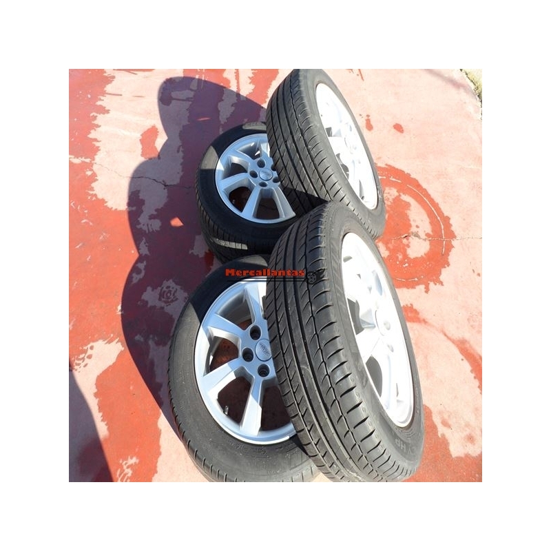 LLANTAS ORIGINALES JAGUAR R16X6,5 ANCLAJE 5X120 NEUMATICOS MICHELIN 205